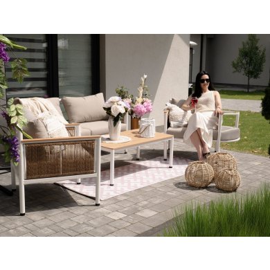 Комплект садових меблів Garden Line BELGRAD Бежевий ALM9569 фото - 6