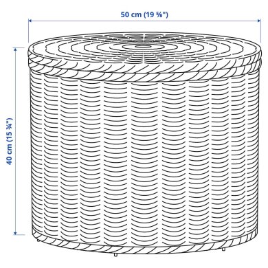 Пуф TOLKNING Дерево - 2 IKEA Пуф TOLKNING Дерево (ИКЕА ТОЛКНИНГ) 90512666 фото - 2