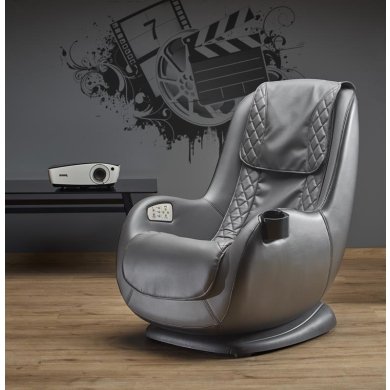 Кресло мягкое массажное Halmar Dopio Серый - 2 Кресло мягкое массажное Halmar Dopio Серый V-CH-DOPIO-FOT-POPIEL фото - 2