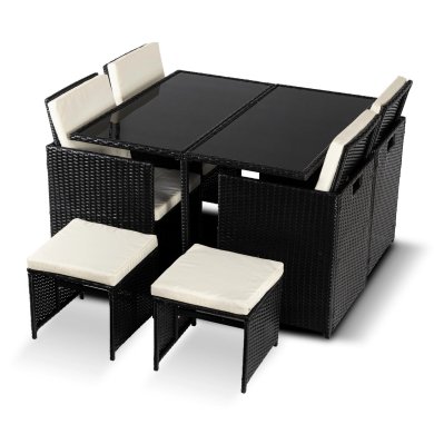 Комплект садовой мебели Mebel Elit BONITO Черный ME.BONITO/CZ/RT/OGR/ZES фото - 4