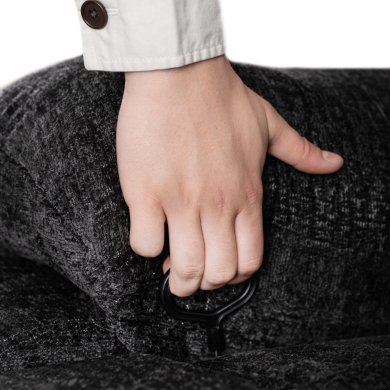 Кресло мягкое раскладное с реклайнером Mebel Elit ARTURO Welur Черный ME.ARTURO/CZ/V/FW фото - 11