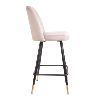 Барный стул Homla NELLY Welur Бежевый - 4 Барный стул Homla NELLY Welur Бежевый 215844 фото - 4