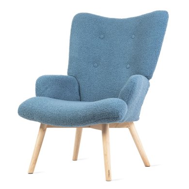 Кресло мягкое Homla MOSS TEDDY BOUCLE Синий 209867 фото - 2