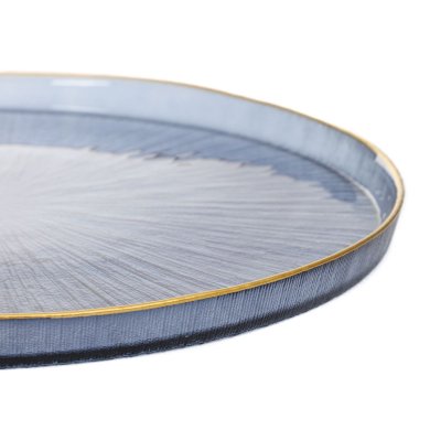 Тарелка Homla MONZE 28 см Синий - 2 Тарелка Homla MONZE 28 см Синий 226527 фото - 2