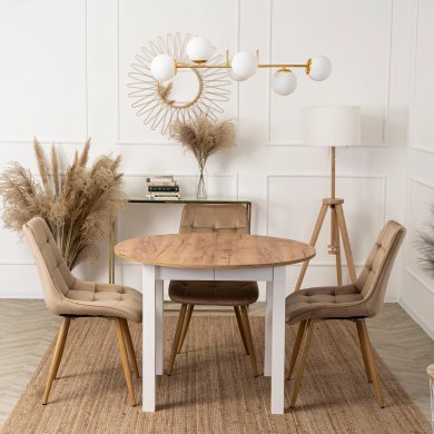 Розкладний обідній стіл Mebel Elit HARRY Дуб крафт B.HARRY/DC/B/S фото - 8