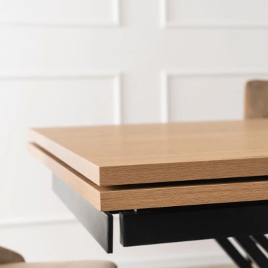 Раскладной обеденный стол Mebel Elit REX MDF Дуб ME.REX/D/D/S160-220 фото - 7