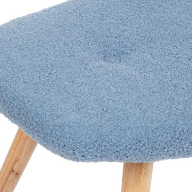 Підставка для ніг Homla MOSS TEDDY BOUCLE Блакитний - 3 Підставка для ніг Homla MOSS TEDDY BOUCLE Блакитний 213792 фото - 3