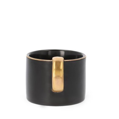 Чашка з блюдцем та ложкою Homla BOMLO 200 мл | Чорний - 6 Чашка з блюдцем та ложкою Homla BOMLO 200 мл | Чорний 200835 фото - 6