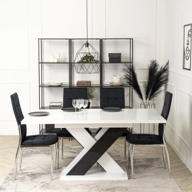 Обеденный стул Mebel Elit MOLLY Welur Черный - 10 Обеденный стул Mebel Elit MOLLY Welur Черный ME.MOLLY/CZ/CH/V/K фото - 10