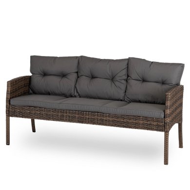 Комплект садовой мебели Mebel Elit ATLANTA Коричневый ME.ATLANTA/BR/RT/OGR/ZES фото - 3