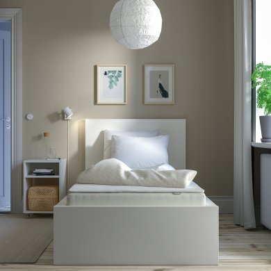 IKEA Топер NOPAKTE 90х200 см Белый (ИКЕА НОПАКТЕ) 30559652 фото - 7