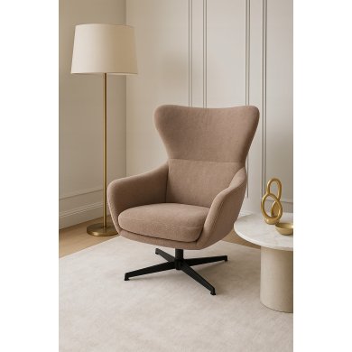 Кресло мягкое поворотное Kontrast FELIX Светло-коричневый 5.01.84045 фото - 9