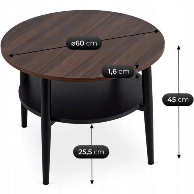 Журнальный стол Mebel Elit PAULO Орех ME.PAULO/O/CZ/L фото - 5