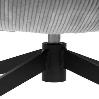 Крісло м'яке поворотне Homla LUNAIRE VELVET Сірий 227089 фото - 6