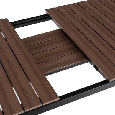 Раскладной садовый стол Mebel Elit ARGOS 140-180 см Орех ME.ARGOS/140-180/O/CZ/OGR/S фото - 5