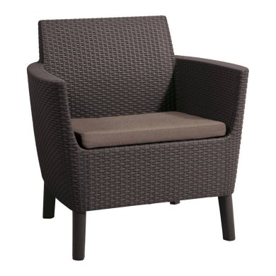 Комплект садовых кресел Keter SALEMO 2 шт Коричневый 244061 фото - 2