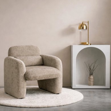 Кресло мягкое Mebel Elit TOGO Бежевый ME.TOGO/BZ/T/FW фото - 7