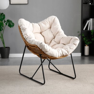 Садове крісло Mebel Elit FIN Бежевий ME.FIN/BZ/T/FW фото - 5