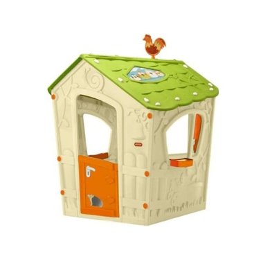 Домик для детей Keter Magic Playhouse | Экрю / Светло-зеленый 231601-1 фото - 3