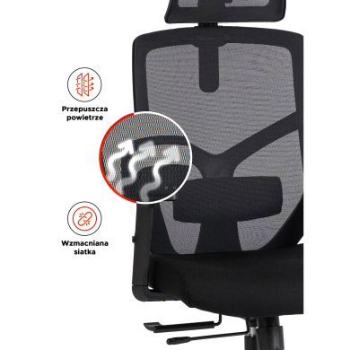 Офисное кресло Mebel Elit BENTO Черный - 9 Офисное кресло Mebel Elit BENTO Черный ME.BENTO/CZ/T/FO фото - 9