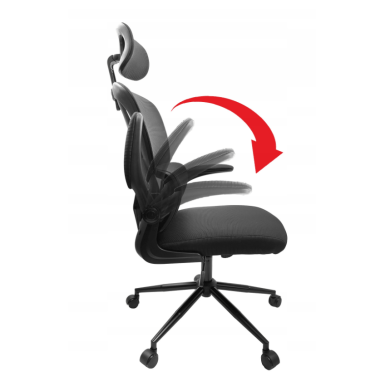 Офисное кресло Kontrast KG102 Черный - 2 Офисное кресло Kontrast KG102 Черный 5.90.20116 фото - 2