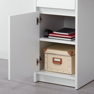 Письменный стол EJLER Белый - 4 IKEA Письменный стол EJLER Белый (ИКЕА ЭЙЛЕР) 20471546 фото - 4