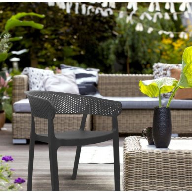 Садовый стул Kontrast KP100 Антрацит - 10 Садовый стул Kontrast KP100 Антрацит 5.90.211279 фото - 10