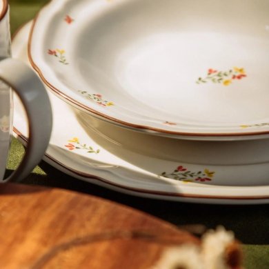 Обеденная тарелка Homla GRETA 27 см Разноцветный 243122 фото - 6