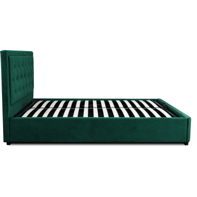 Кровать Mebel Elit CROS Welur 140x200 см Зеленый ME.CROS/140/C/Z/V/LOZZPOJ фото - 5