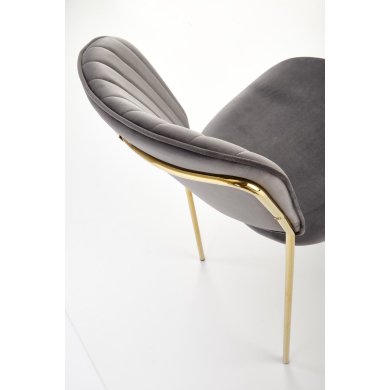 Обідній стілець Halmar K499 Попелястий V-CH-K/499-KR-POPIELATY фото - 10