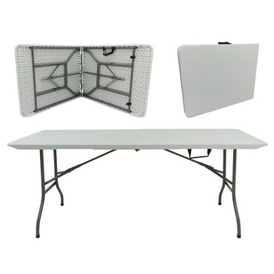 Складной туристический стол Kontrast PARTY 240 см Белый Meb000042