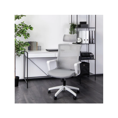 Крісло поворотне Mebel Elit ZUMA | Сірий ME.ZUMA/B/P/T/FO фото - 11