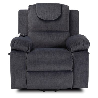 Кресло мягкое раскладное массажное с реклайнером Mebel Elit FENIX 2 Темно-серый ME.FENIX2/P/T/FW фото - 3