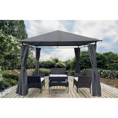 Садовая беседка Kontrast JUKON 3х3 м Серый 5.07.14485 фото - 2