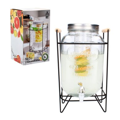 Диспенсер для напитков Chomik 8 л Прозрачный IDE1717 фото - 2