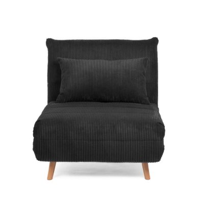 Крісло м'яке розкладне Homla SOLACE Чорний 222998 фото - 2