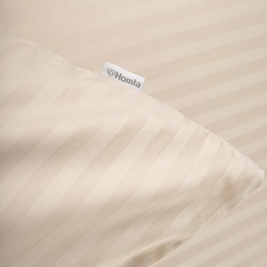 Комплект постільної білизни Homla AGNES 160x200 см Бежевий 206313 фото - 4