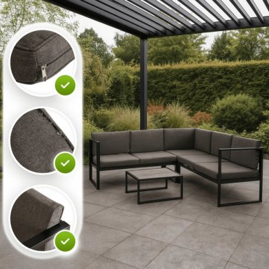 Комплект садовой мебели Mebel Elit VERMONT Серый ME.VERMONT/P/NAR/OGR/ZES фото - 9