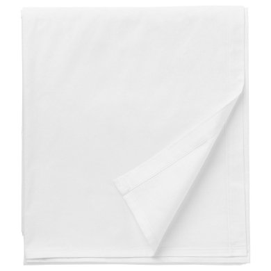 IKEA Простынь DVALA 150x260 см Белый (ИКЕА DVALA) 10357198