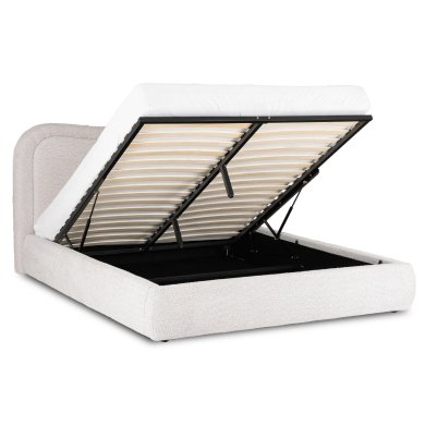 Кровать Mebel Elit HAGA Boucle 160x200 см Серый ME.HAGA/160/P/TB/LOZZPOJ фото - 6