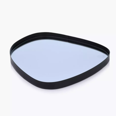 Піднос із дзеркалом Duka LISSMA POL 18x17 см | Чорний 2221304 фото - 3