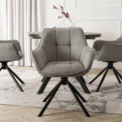 Обеденный стул поворотный Mebel Elit PEONY 2 Серый ME.PEONY2/P/T/K фото - 6