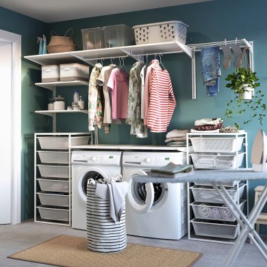 IKEA Рама с проволочными корзинами JONAXEL (ИКЕА ЙОНАКСЕЛЬ) 09297488 фото - 8