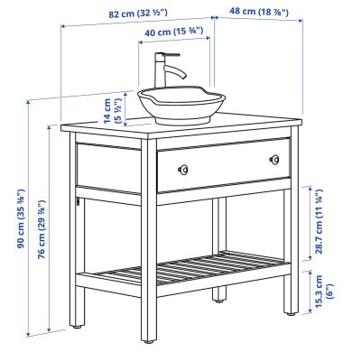 IKEA HEMNES / VASTERSJON (ИКЕА ХЕМНЕС/ВАСТЕРСЙОН) 89568471 фото - 6