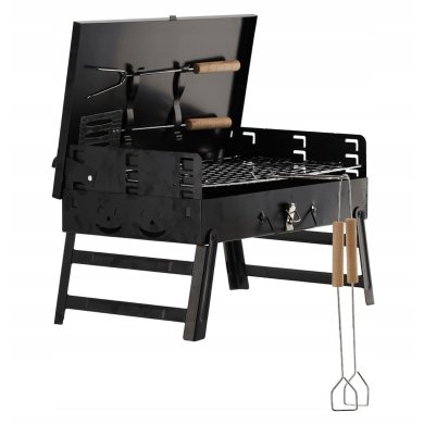 Складной угольный гриль Garden Line BBQ4841 Черный BBQ4841 фото - 3