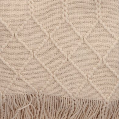 Плед Homla LOOP 130x170 см Бежевый 207099 фото - 2