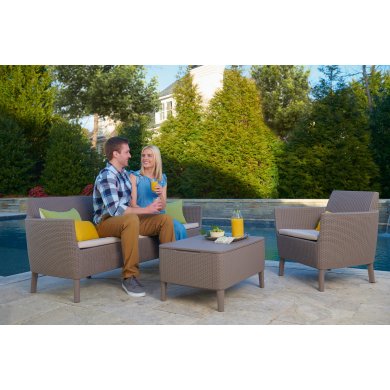 Комплект садових меблів Keter SALEMO Капучино 236632-1 фото - 2