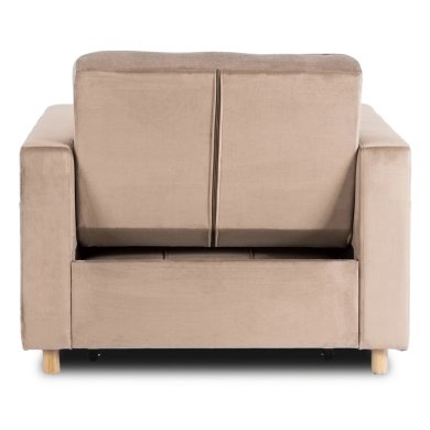 Кресло мягкое раскладное Mebel Elit SOLOR Welur Бежевый ME.SOLOR2/BZ/V/FW фото - 10