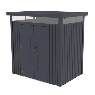 Садовий будиночок Corciano ANNA 230x166x222 см Графіт 5901721052383 фото - 2