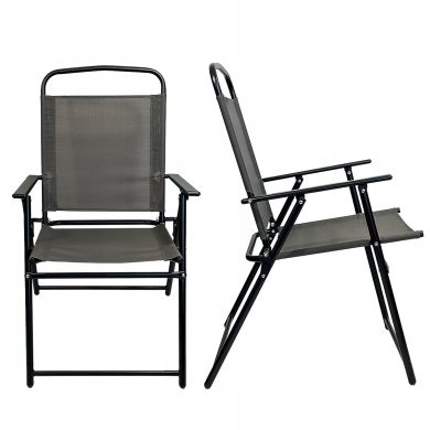 Складаний садовий стілець Kontrast LIMA Сірий 5.03.212962 фото - 2